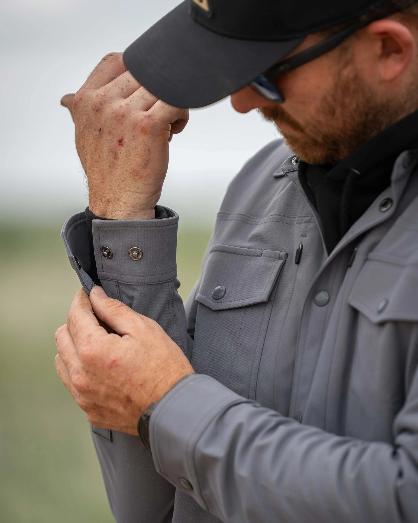 Tour Shirt Jacket | Dark Sage