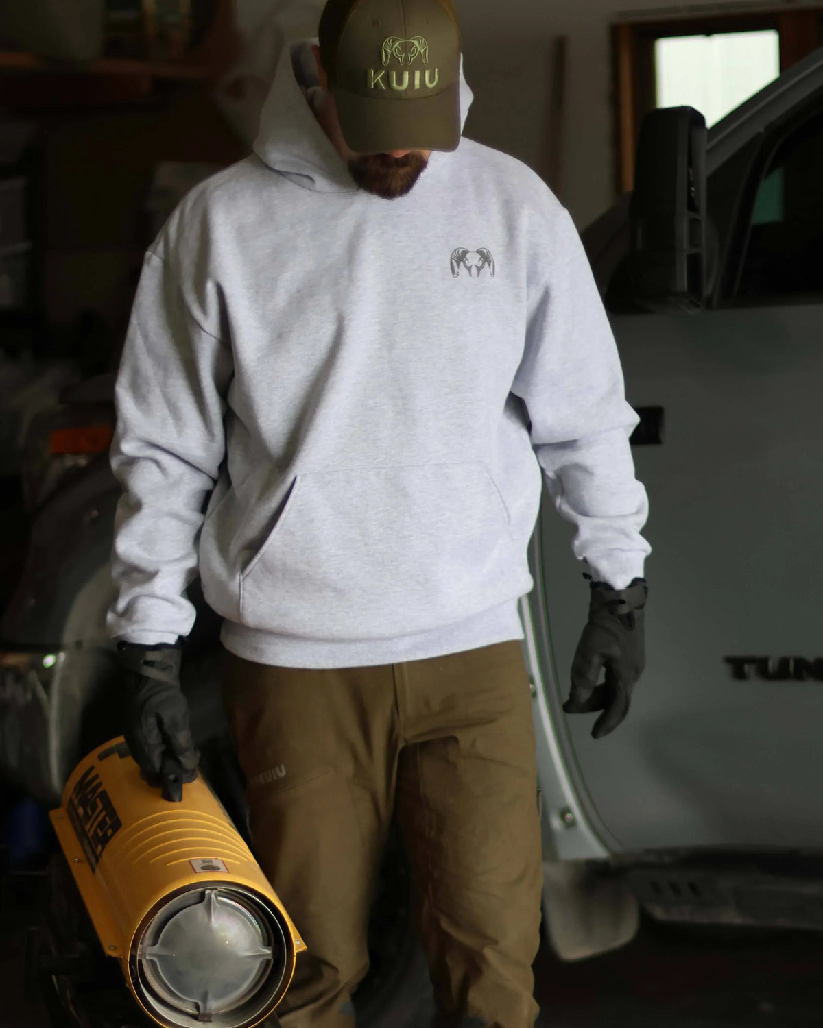 Workgrade Heavyweight Hoodie | Brown