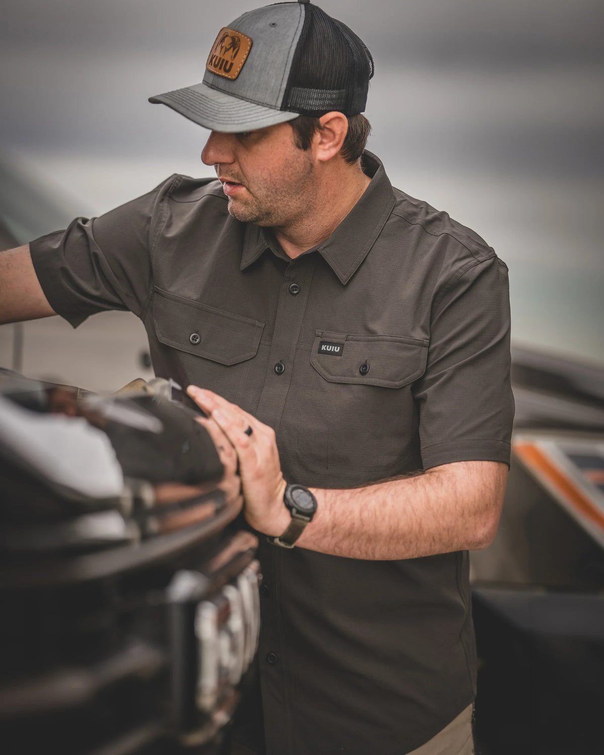 Gauge SS Work Shirt | Khaki