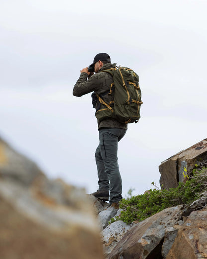 Ridgepoint Fleece Hoodie | Olive Tonal