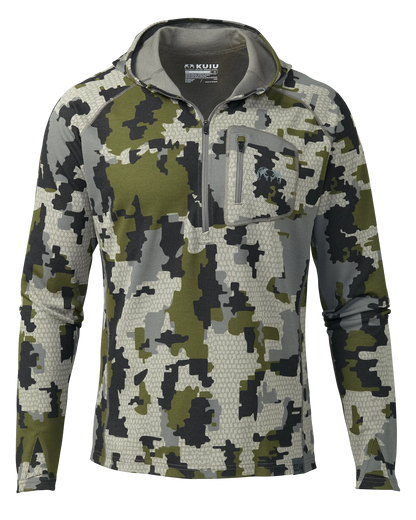 PRO Merino 200 Zip-T Hoodie | Verde