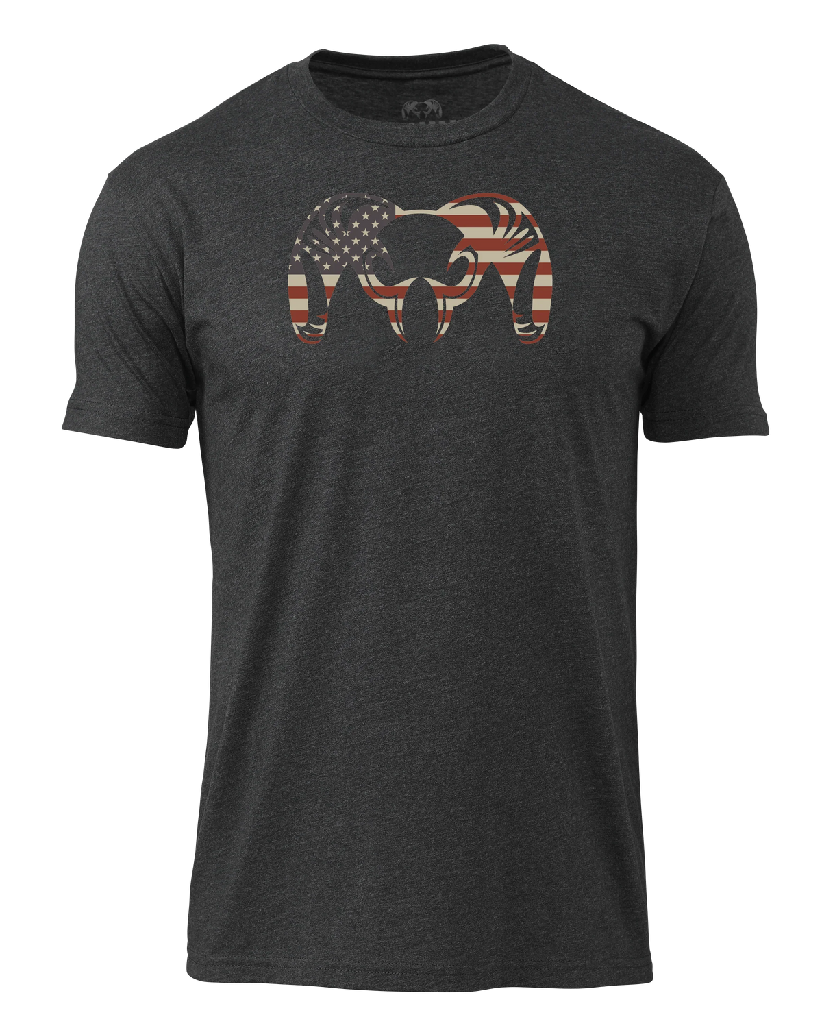 KUIU Solid Patriotic Ram T-Shirt | Charcoal