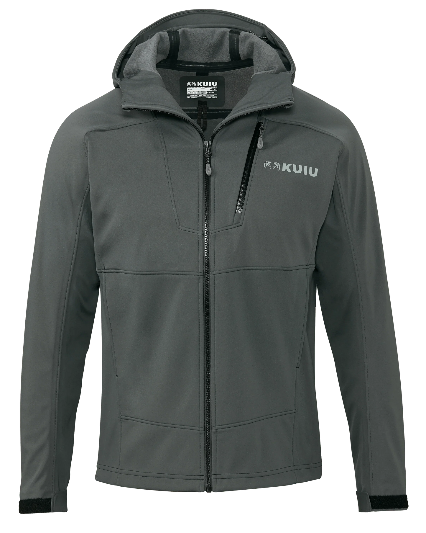 Axis Hybrid Hooded Jacket | Gunmetal