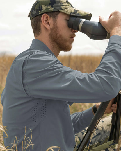 Mesa Vented LS Snap Shirt | Verde