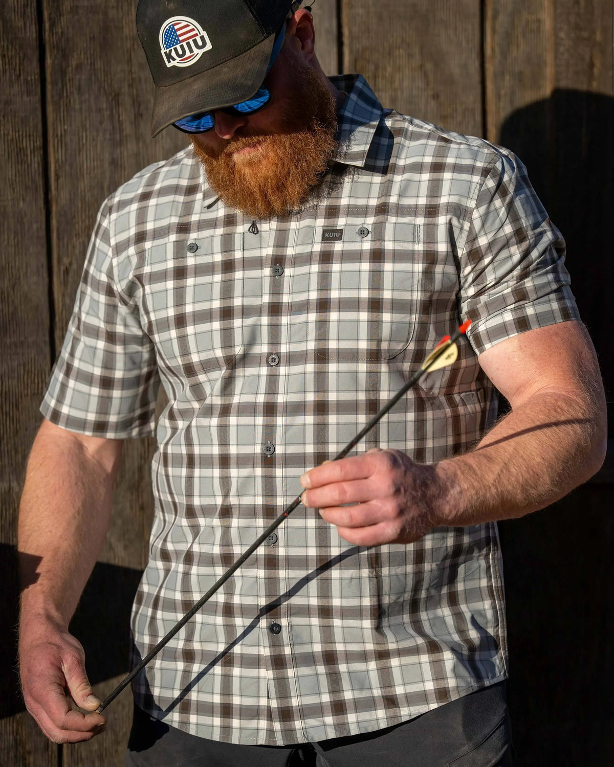 Borrego SS Shirt | Vias Crosscheck Plaid
