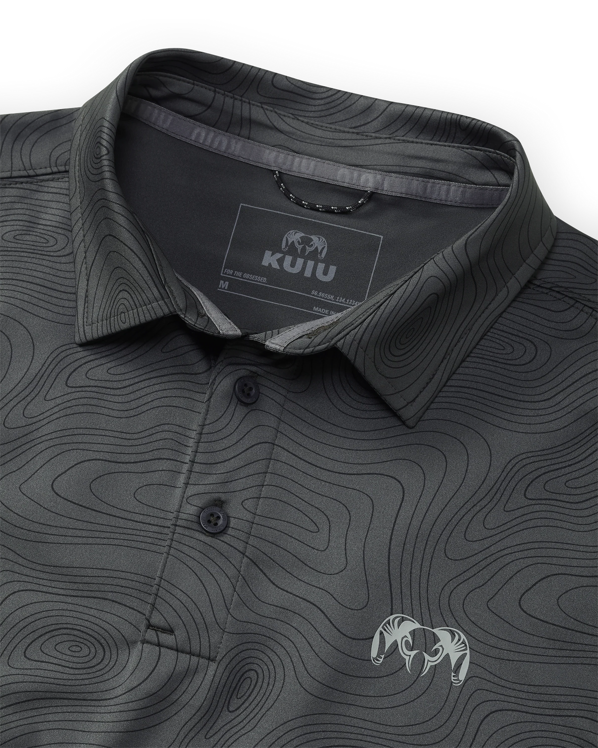 KUIU Performance Polo Topo | Gunmetal Topo