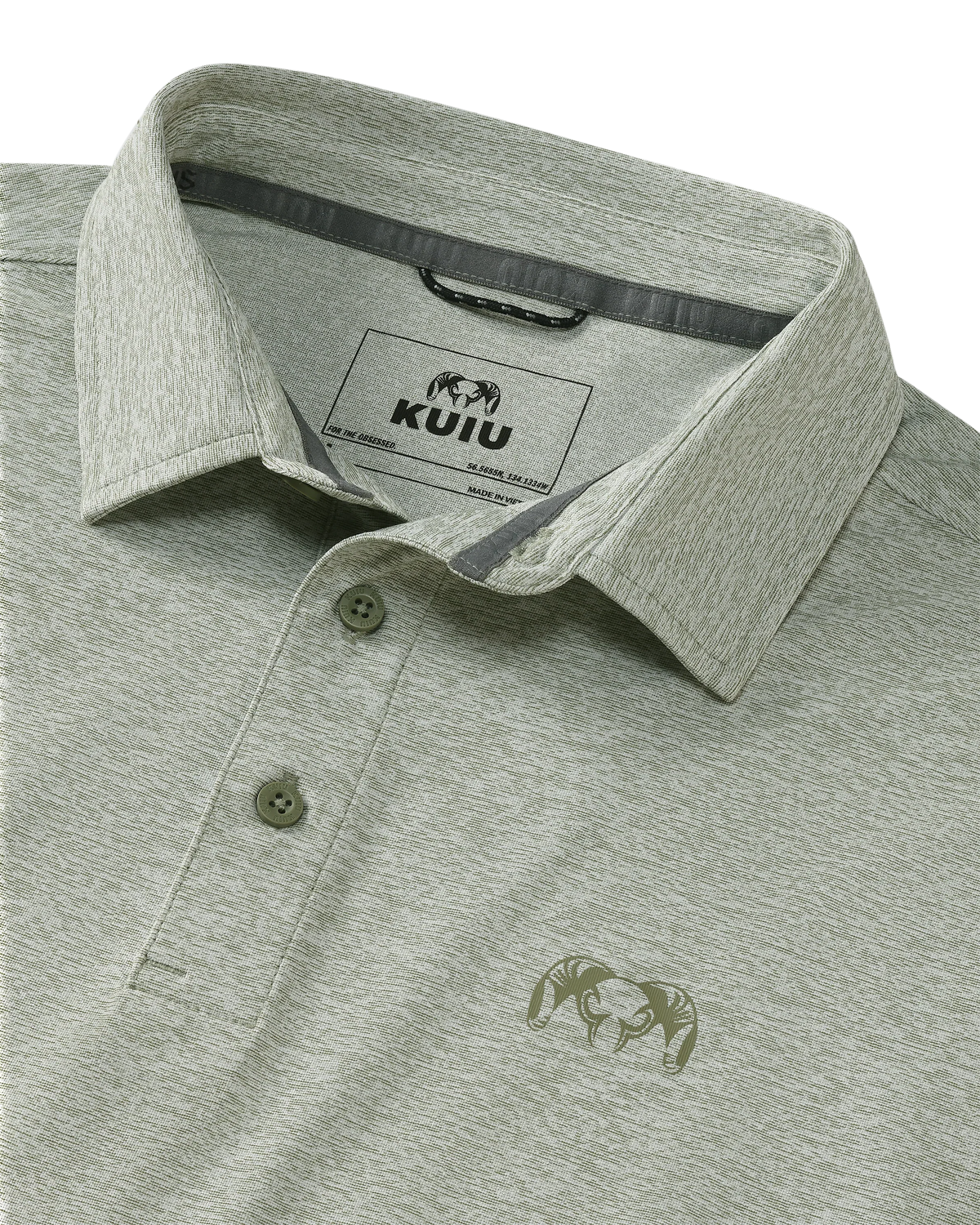 KUIU Performance Polo | Heather Buckbrush