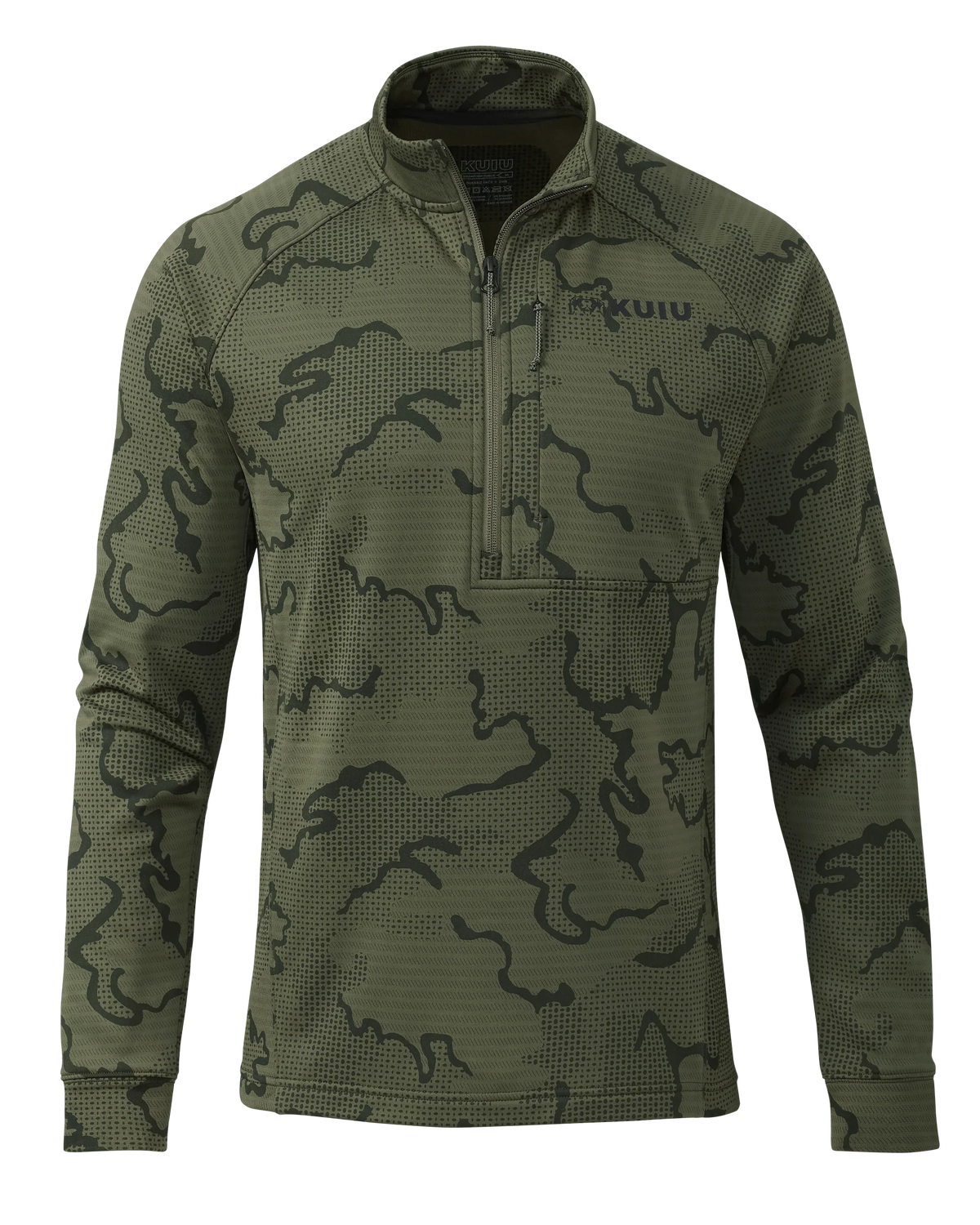 Ridgepoint Fleece Zip-T | Olive Tonal
