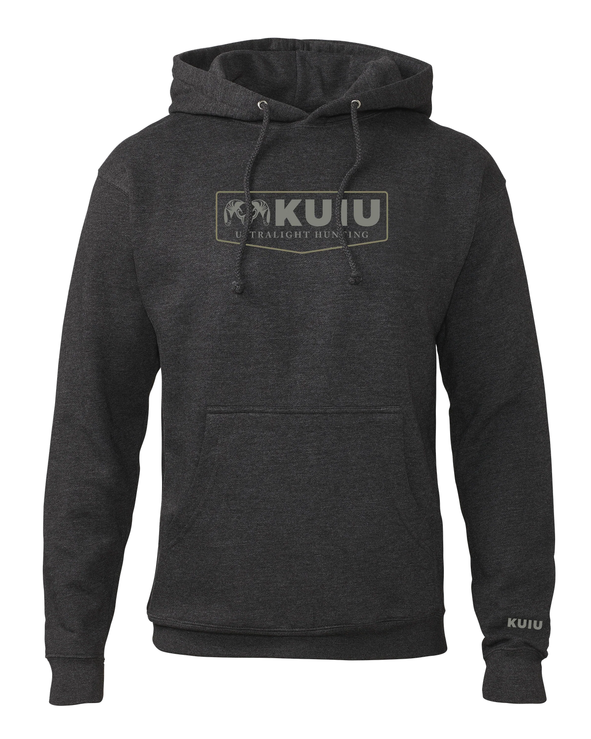 KUIU Shield Logo Hoodie | Charcoal