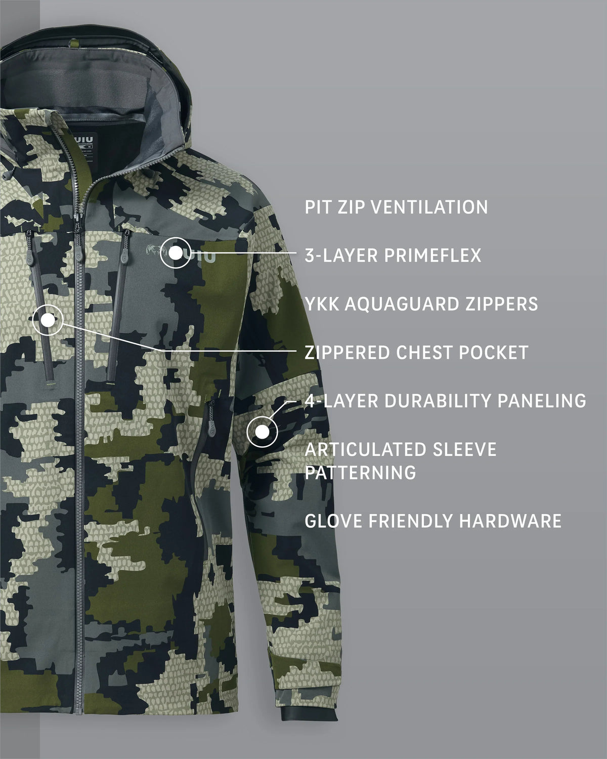 Yukon TR Rain Jacket | Verde
