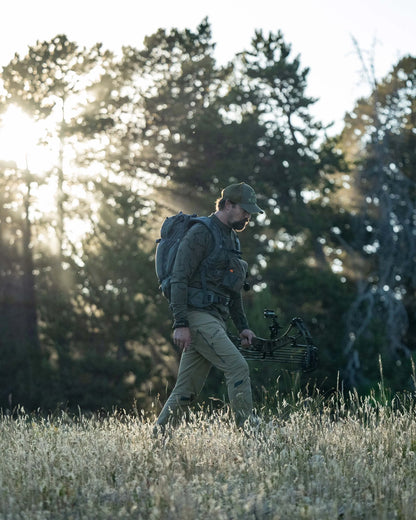 Ridgepoint Fleece Henley | Olive Tonal