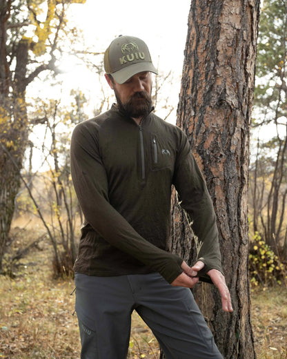 ULTRA Merino 145 Zip-T Hunting Shirt | Valo
