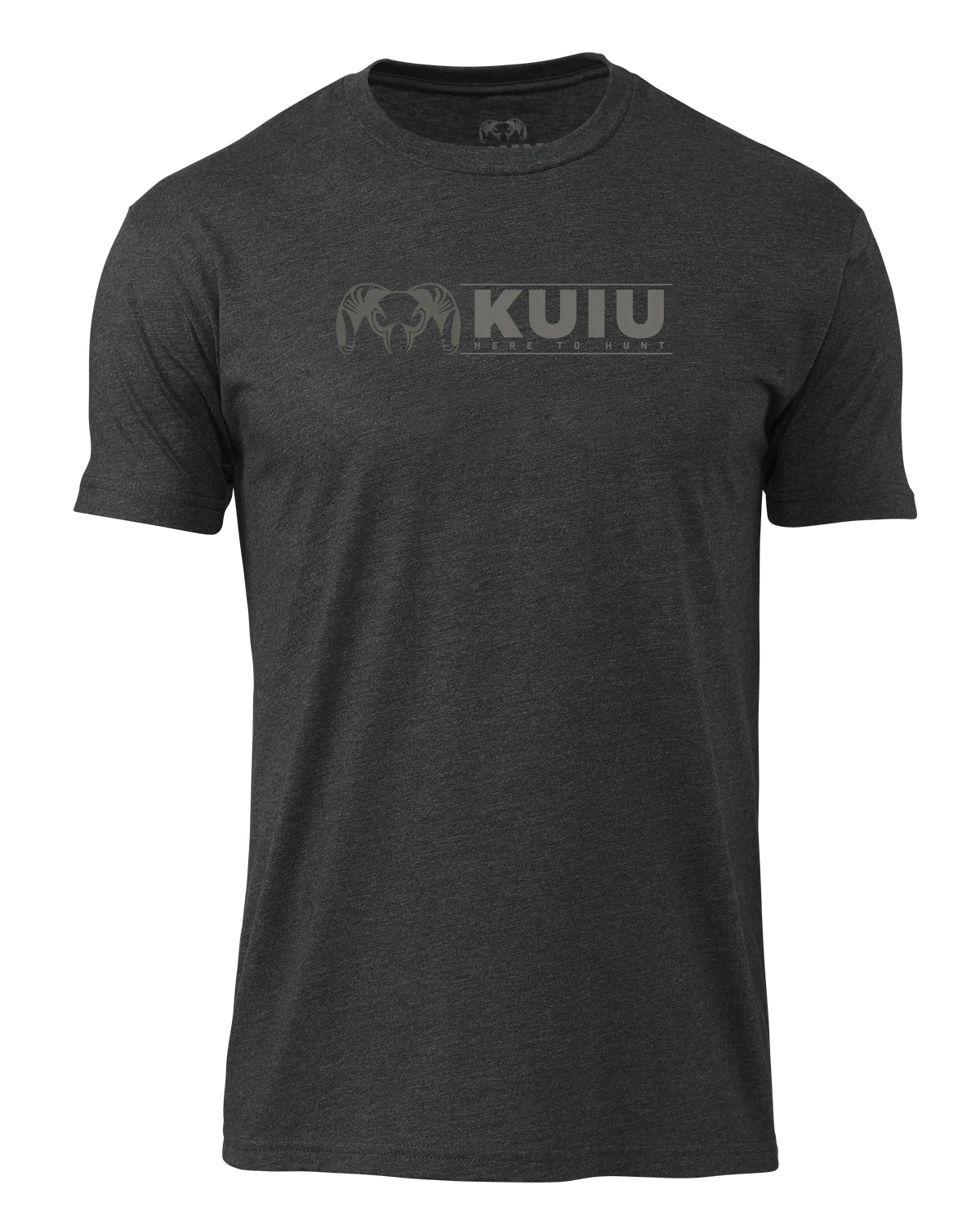 KUIU Here to Hunt Logo T-Shirt | Charcoal